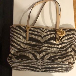 Michael Michael kors leopard tote never used!